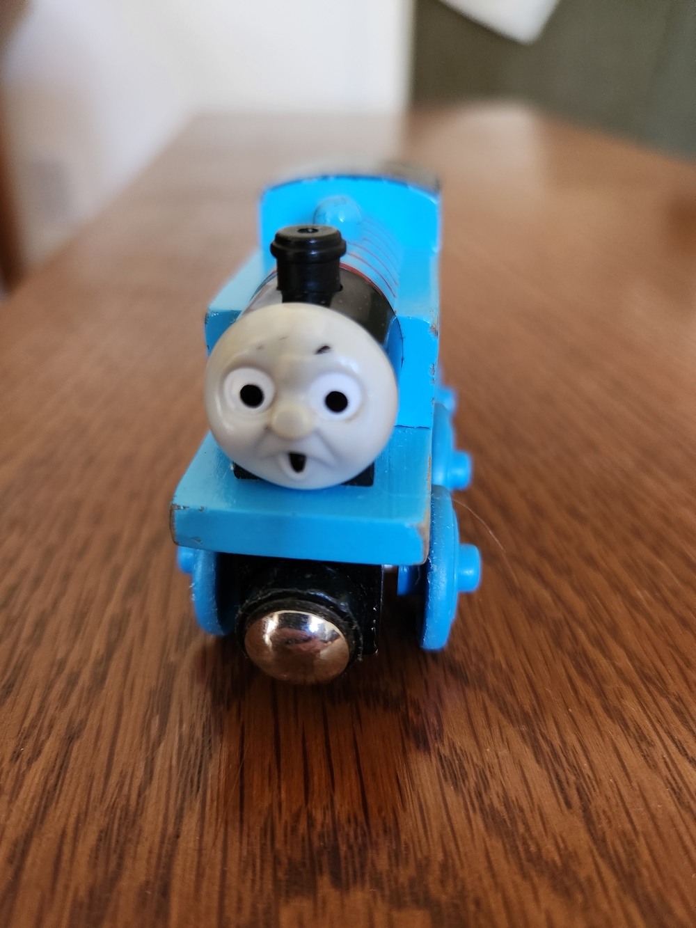 Thomas Wooden Railway Blue Thomas Train Car 2003